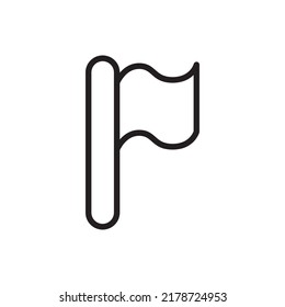 Icono de marca aislado en un diseño de línea en un fondo blanco, ilustración vectorial