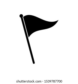 Flag icon isolated on white background. Flag icon in trendy design style. Flag vector icon modern and simple flat symbol for web site, mobile, logo, app, UI. Flag icon vector illustration, EPS10.