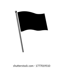 Flag icon isolated on white background. Flag icon in trendy design style