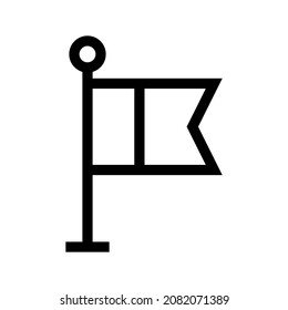 Icono de marca aislado en fondo blanco