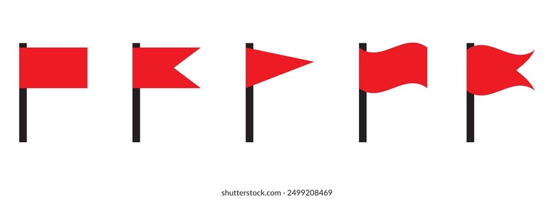 Flag icon isolated on white background. Flag icon in trendy design style. Flag vector icon modern and simple flat symbol for web site, mobile, logo, app, UI. Flag icon vector illustration, EPS10.