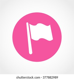 Flag Icon Isolated on White Background