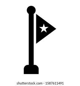 flag icon isolated sign symbol vector illustration - high quality black style vector icons
