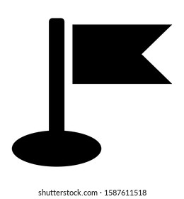 flag icon isolated sign symbol vector illustration - high quality black style vector icons
