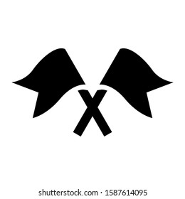 flag icon isolated sign symbol vector illustration - high quality black style vector icons

