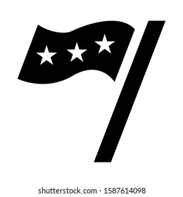 flag icon isolated sign symbol vector illustration - high quality black style vector icons
