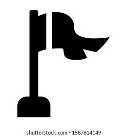 flag icon isolated sign symbol vector illustration - high quality black style vector icons

