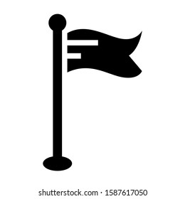 flag icon isolated sign symbol vector illustration - high quality black style vector icons
