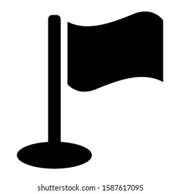 flag icon isolated sign symbol vector illustration - high quality black style vector icons
