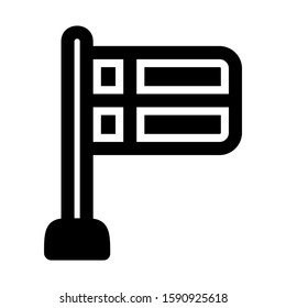 flag icon isolated sign symbol vector illustration - high quality black style vector icons
