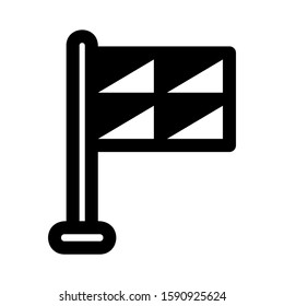 flag icon isolated sign symbol vector illustration - high quality black style vector icons
