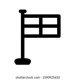 flag icon isolated sign symbol vector illustration - high quality black style vector icons
