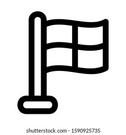 flag icon isolated sign symbol vector illustration - high quality black style vector icons
