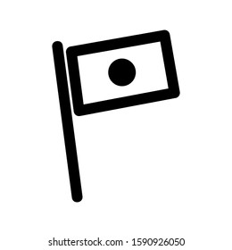 flag icon isolated sign symbol vector illustration - high quality black style vector icons
