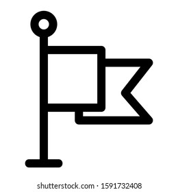 flag icon isolated sign symbol vector illustration - high quality black style vector icons
