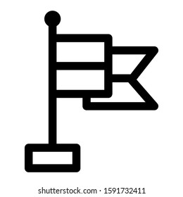 flag icon isolated sign symbol vector illustration - high quality black style vector icons
