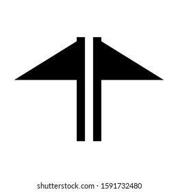 flag icon isolated sign symbol vector illustration - high quality black style vector icons
