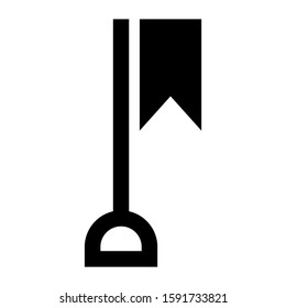 flag icon isolated sign symbol vector illustration - high quality black style vector icons
