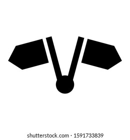 flag icon isolated sign symbol vector illustration - high quality black style vector icons
