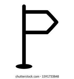 flag icon isolated sign symbol vector illustration - high quality black style vector icons
