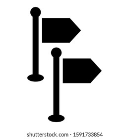 flag icon isolated sign symbol vector illustration - high quality black style vector icons
