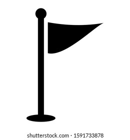 flag icon isolated sign symbol vector illustration - high quality black style vector icons
