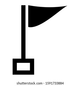 flag icon isolated sign symbol vector illustration - high quality black style vector icons
