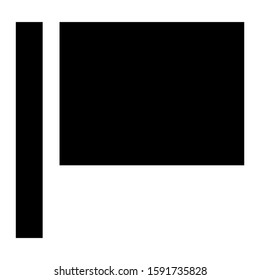 flag icon isolated sign symbol vector illustration - high quality black style vector icons
