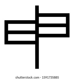 flag icon isolated sign symbol vector illustration - high quality black style vector icons
