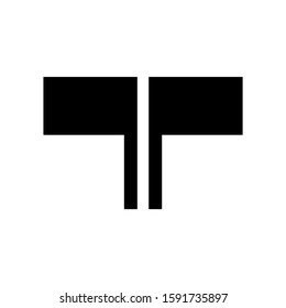 flag icon isolated sign symbol vector illustration - high quality black style vector icons
