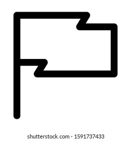 flag icon isolated sign symbol vector illustration - high quality black style vector icons
