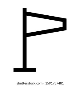 flag icon isolated sign symbol vector illustration - high quality black style vector icons
