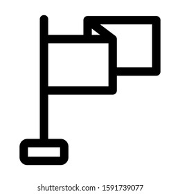 flag icon isolated sign symbol vector illustration - high quality black style vector icons
