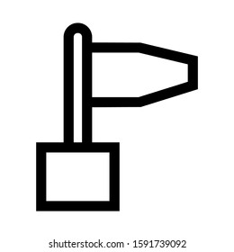 flag icon isolated sign symbol vector illustration - high quality black style vector icons
