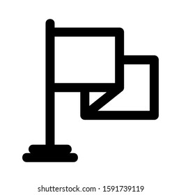 flag icon isolated sign symbol vector illustration - high quality black style vector icons
