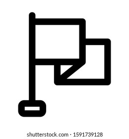 flag icon isolated sign symbol vector illustration - high quality black style vector icons
