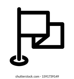 flag icon isolated sign symbol vector illustration - high quality black style vector icons

