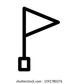 flag icon isolated sign symbol vector illustration - high quality black style vector icons
