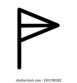 flag icon isolated sign symbol vector illustration - high quality black style vector icons
