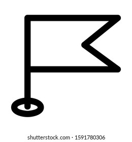 flag icon isolated sign symbol vector illustration - high quality black style vector icons
