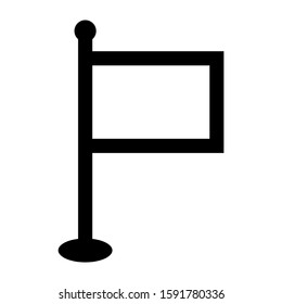 flag icon isolated sign symbol vector illustration - high quality black style vector icons
