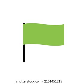 The Flag icon. isolated Vector Illustration