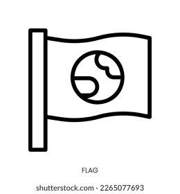 icono de marca. Diseño De Estilo De Arte De Línea Aislado En Fondo Blanco
