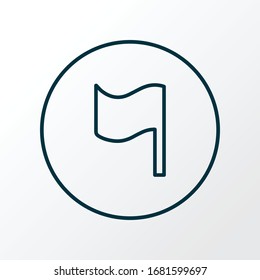 Símbolo de línea de icono de marca. Elementos de diseño aislados de primera calidad en un estilo moderno.