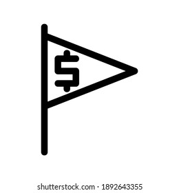 flag icon or logo isolated sign symbol vector illustration - high quality black style vector icons
