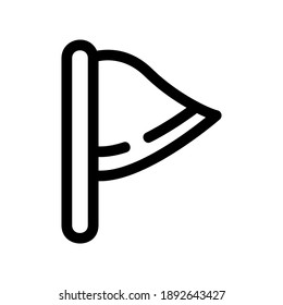 icono de bandera o logotipo símbolo de signo aislado ilustración vectorial - iconos vectoriales de estilo negro de alta calidad
