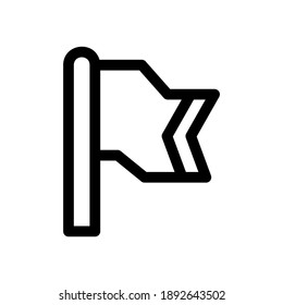 flag icon or logo isolated sign symbol vector illustration - high quality black style vector icons
