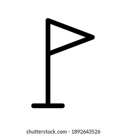 icono de bandera o logotipo símbolo de signo aislado ilustración vectorial - iconos vectoriales de estilo negro de alta calidad
