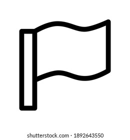 icono de bandera o logotipo símbolo de signo aislado ilustración vectorial - iconos vectoriales de estilo negro de alta calidad
