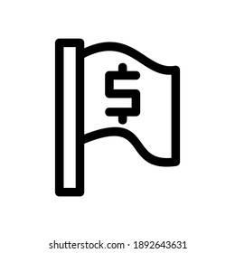 flag icon or logo isolated sign symbol vector illustration - high quality black style vector icons
